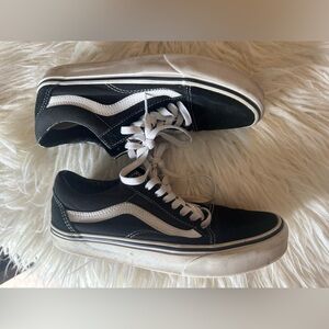 Vans Classic Black and White Shoes